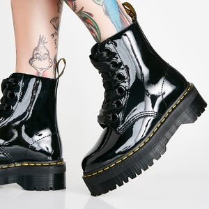 RARE Dr Martens Molly Patent Platform